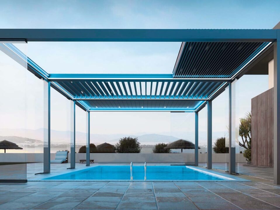 retractable pergola